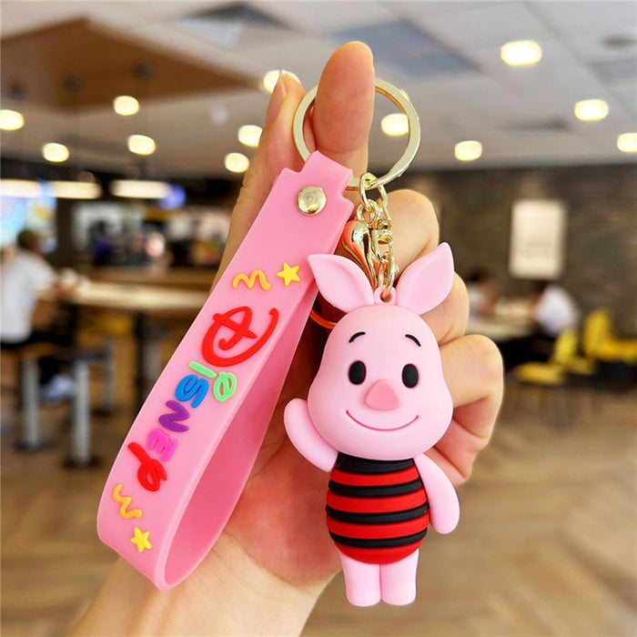 Wholesale Cartoon doll keychain,  cute bag charm,  silicone