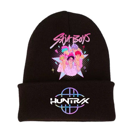 Wholesale Kpop Cartoon knitted hat warm hat