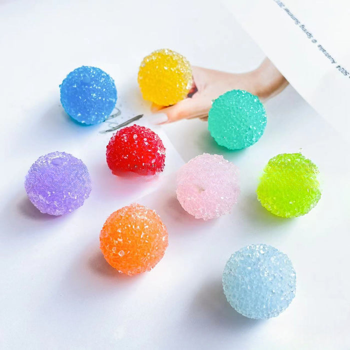 Wholesale 100PCS Handmade Macaron Color Jelly Candy Sugar Beads JDC-BDS-Boda015