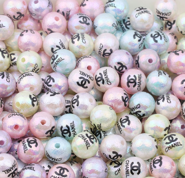 Wholesale 100pcs 16mm Acrylic Imitation Pearl Cream Round Beads JDC-BDS-ZhiXiang002