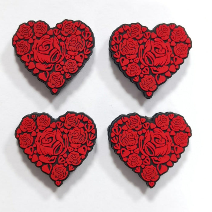 Wholesale 10pcs Creative Romantic Love Rose Beads JDC-BDS-JIaHaoShun027