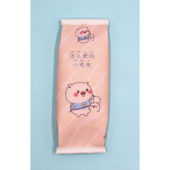 Wholesale PU Large Capacity Real Fun Snack Pencil Bag JDC-PB-DongJ002