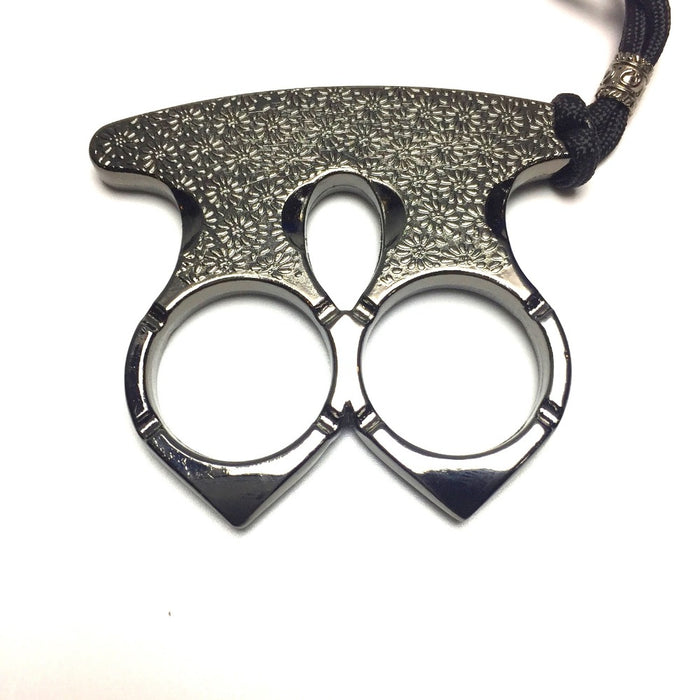 Wholesale Multifunctional Alloy Double Finger Buckle Skull Keychain JDC-KC-KB013