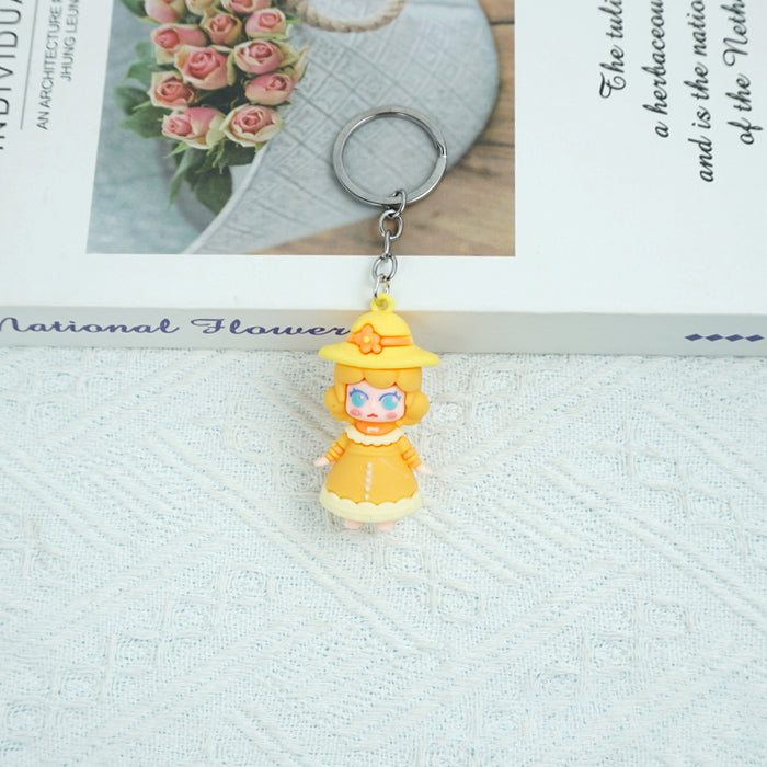 Wholesale Cartoon Silicone Doll Keychain JDC-KC-Yexiang002