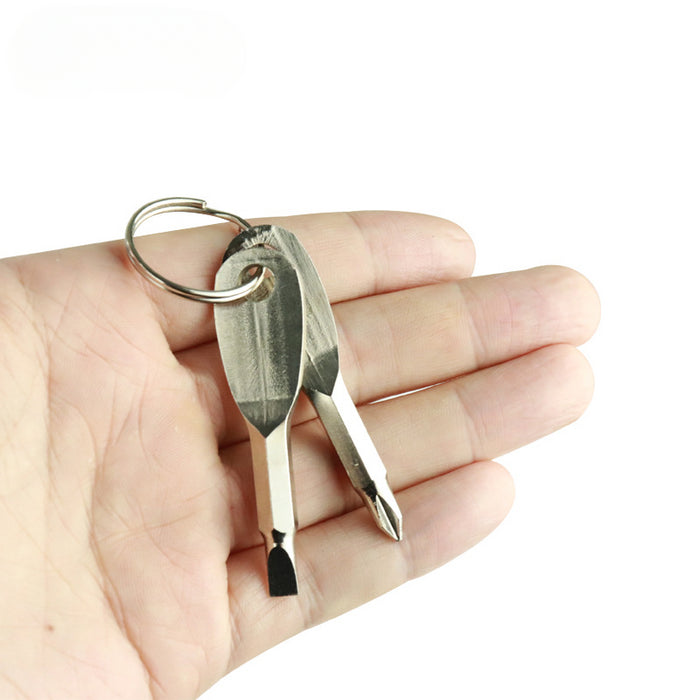 Wholesale Alloy Outdoor Screwdriver Multifunctional Keychain JDC-KC-HouJia002