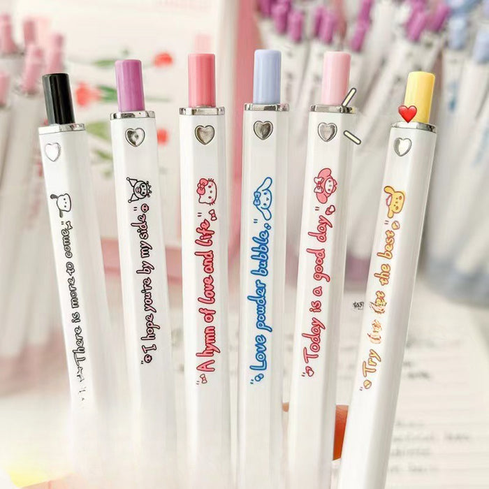 Wholesale Plastic Cartoon Push Neutral Pen JDC-PN-Ceguan005