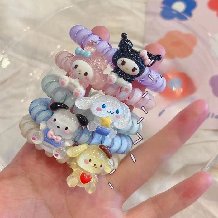 Wholesale Children's Cartoon Resin Hair Cord JDC-HS-Hengy002