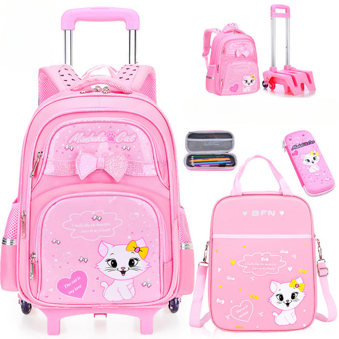 Wholesale Children's Oxford Cloth Cartoon Trolley Backpack JDC-BP-Bafn005