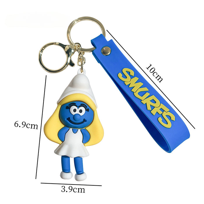 Wholesale Silicone Cartoon Doll Keychain JDC-KC-QiChao065