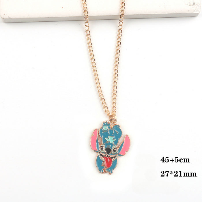 Wholesale Cartoon Alloy Pendant Necklace JDC-NE-FuYu014