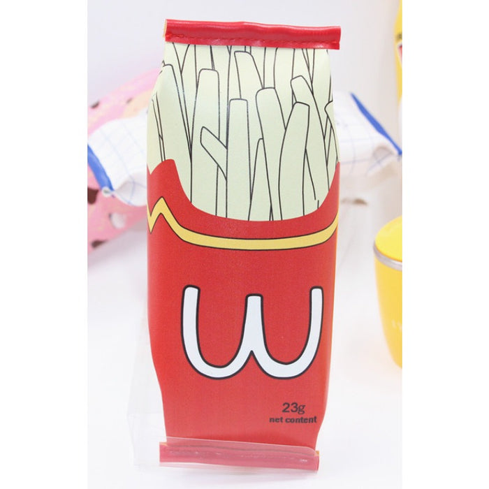 Wholesale PU Large Capacity Real Fun Snack Pencil Bag JDC-PB-DongJ002