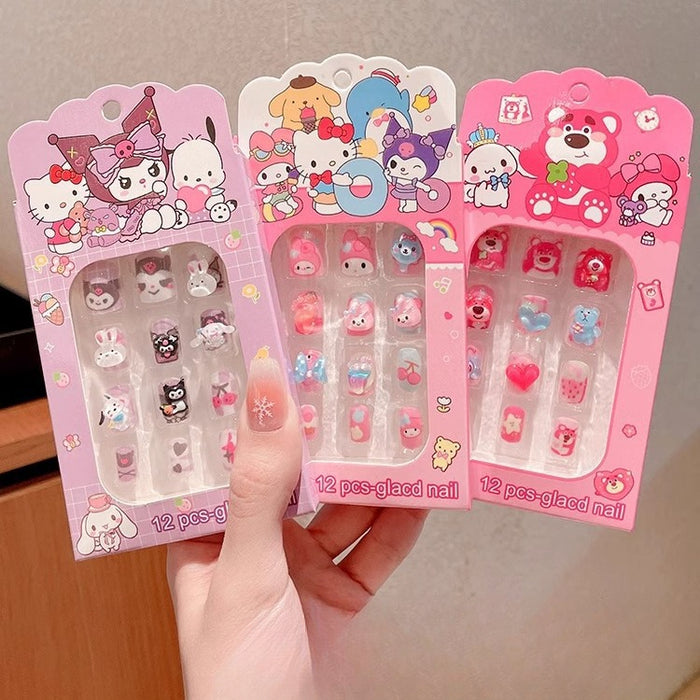 Wholesale Children's Nail Stickers Non-toxic and Tasteless Girls JDC-NS-DF001