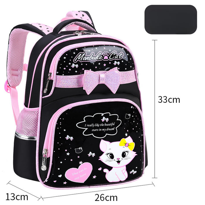 Wholesale Cartoon Cat Large Capacity Children's Oxford Cloth Backpack JDC-BP-Bafn012