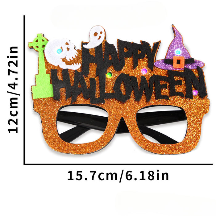 Wholesale Halloween Party LED Light Plastic Light Glasses JDC-SG-ZHHAO001