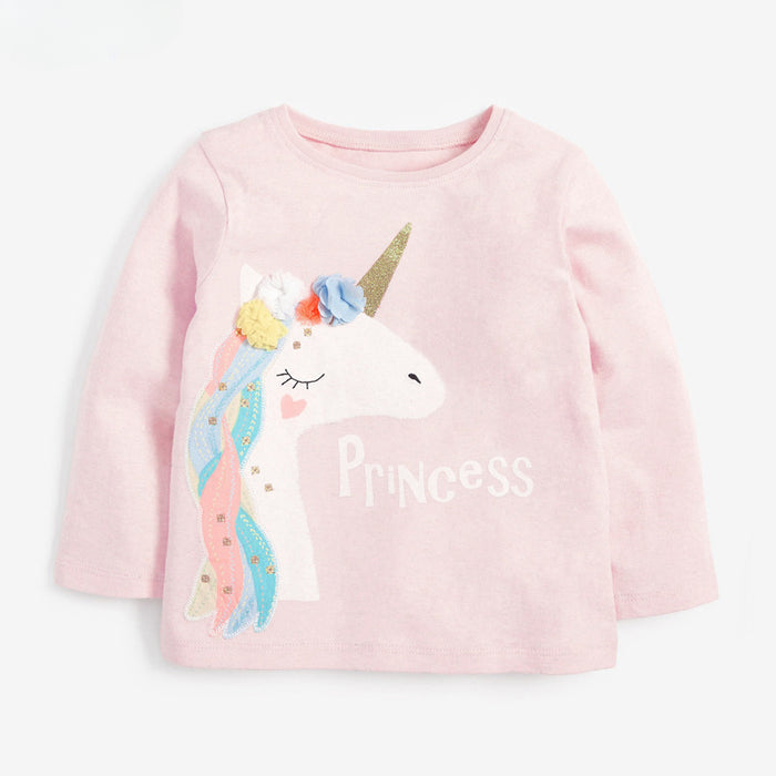 Wholesale Cartoon Cute Long Sleeve T-shirt JDC-CTS-BST016