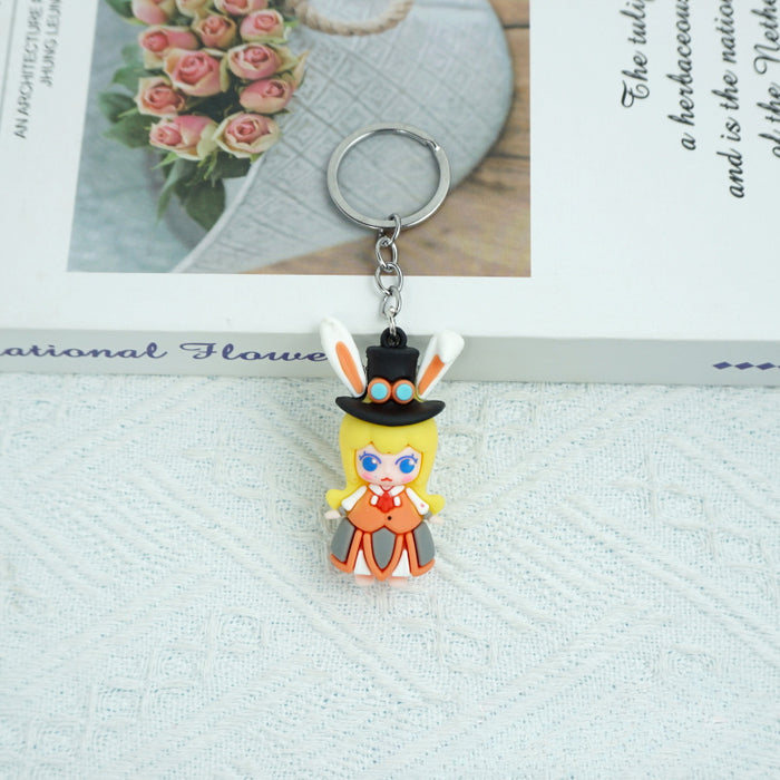 Wholesale Cartoon Silicone Doll Keychain JDC-KC-Yexiang002