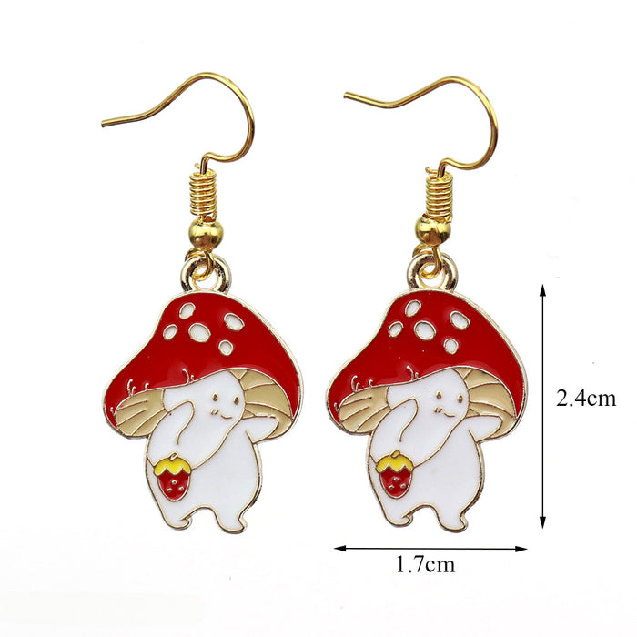 Wholesale Cartoon Animal Resin Earrings JDC-ES-niqing019