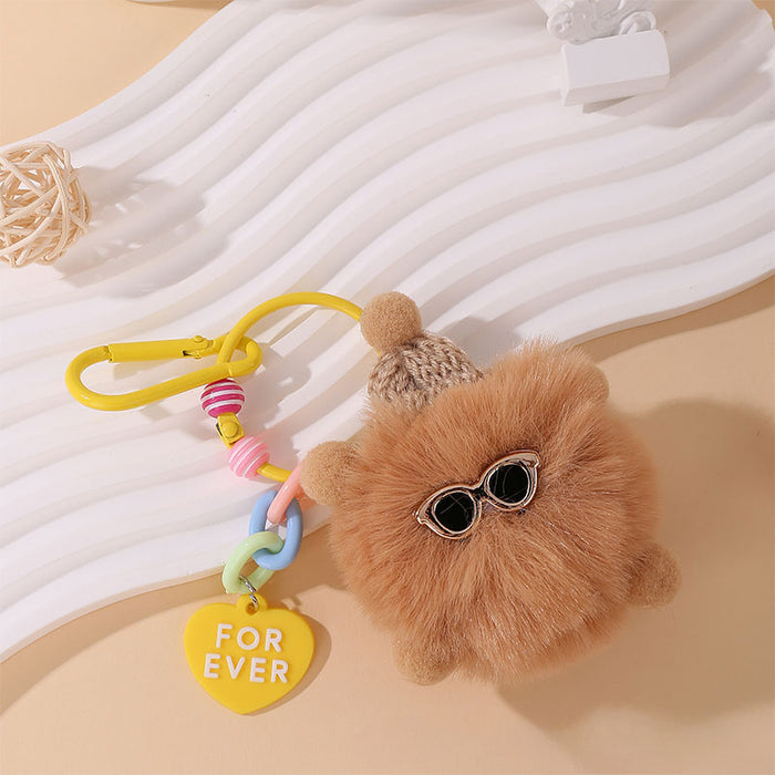 Wholesale Cartoon Cute Plush Keychains JDC-KC-Jinqian002