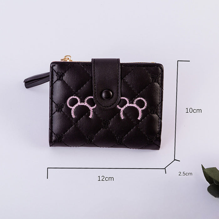 Wholesale Short Multi-card Compartment Zipper Wallet JDC-WT-QT022