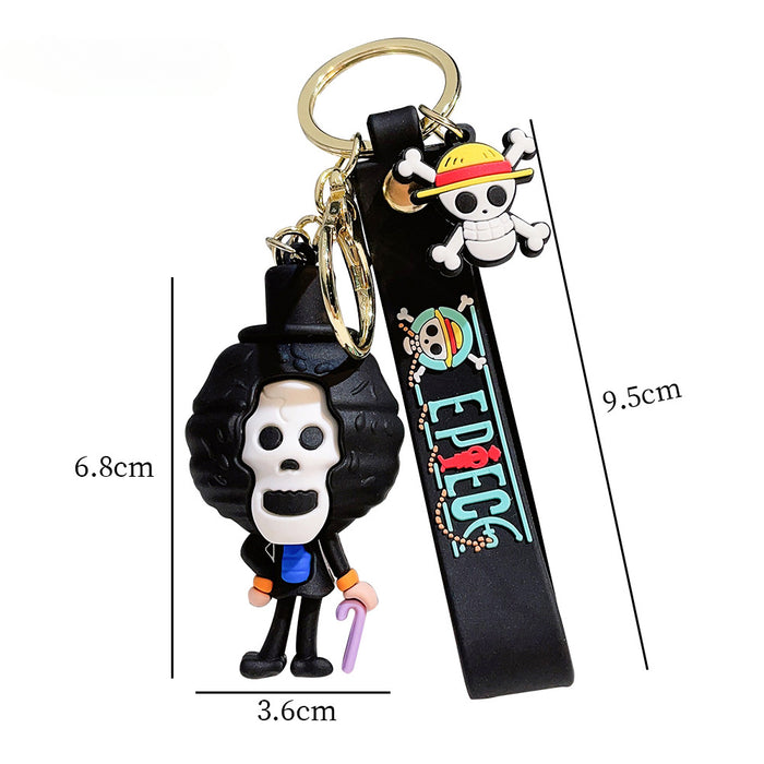 Wholesale Silicone Cartoon Doll Keychain JDC-KC-QiChao062