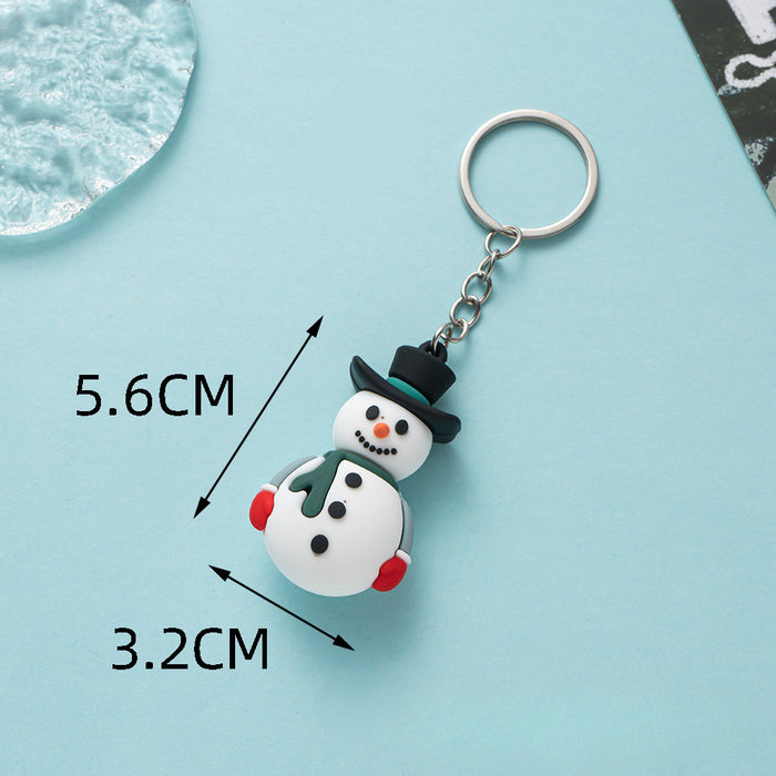 Wholesale Cute Christmas PVC Keychains JDC-KC-Wenma009