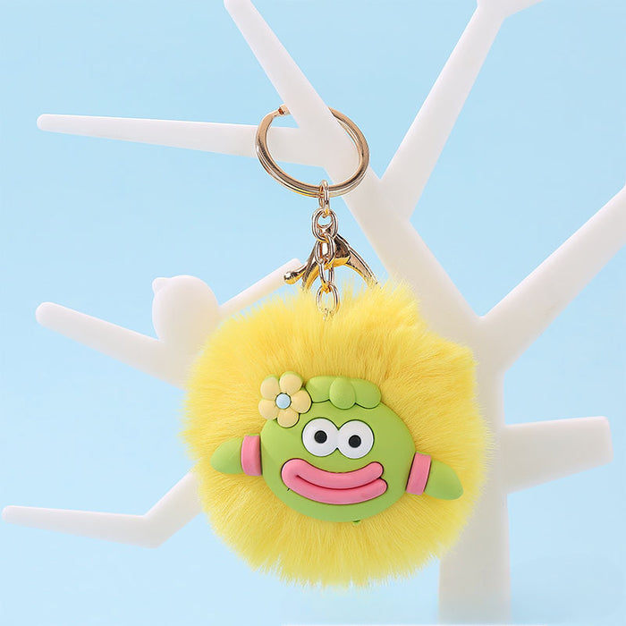 Wholesale Cartoon Cute Fur Ball Pendants Keychains JDC-KC-Jinqian001