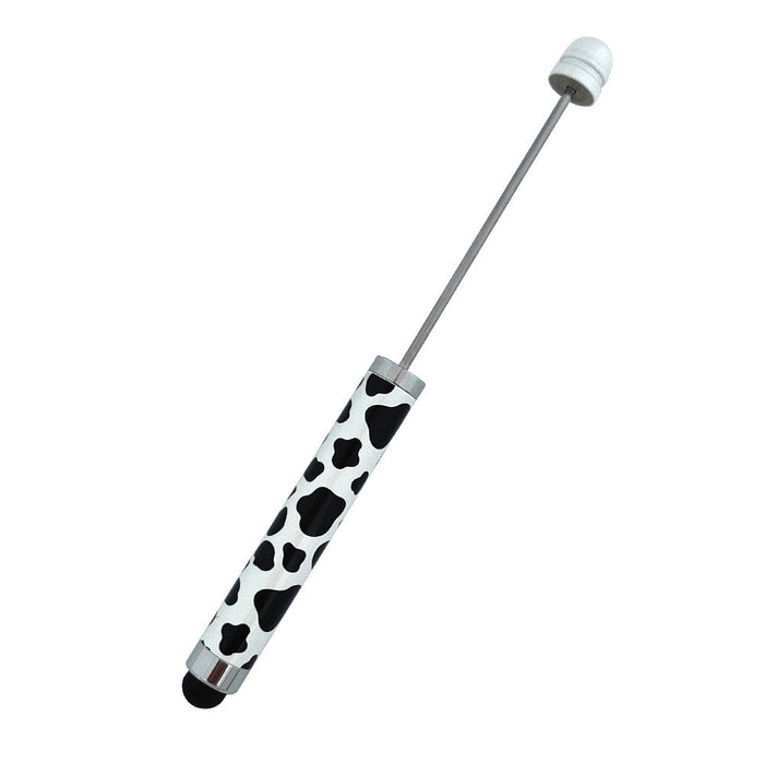 Wholesale Beadable Pens Stylus Pen Cow Print Leopard Print Dog Paw DIY for Beaded Metal Touch Pen JDC-BP-BF014