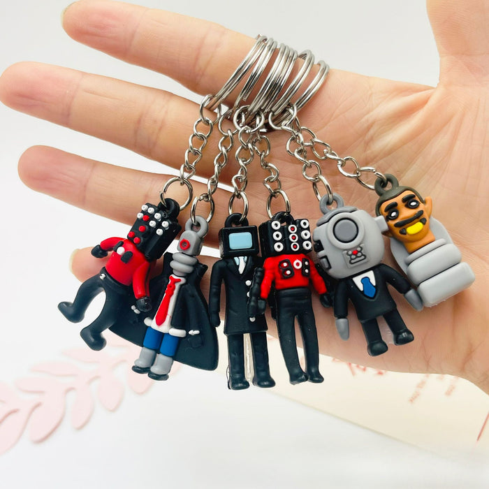 Wholesale Creative Cartoon Game PVC Soft Glue Keychain JDC-KC-XiangY070