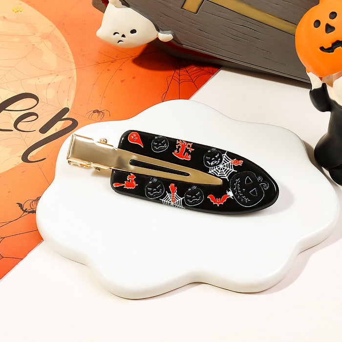 Wholesale Halloween Ghost Resin Hairpin JDC-HC-Yiyue006