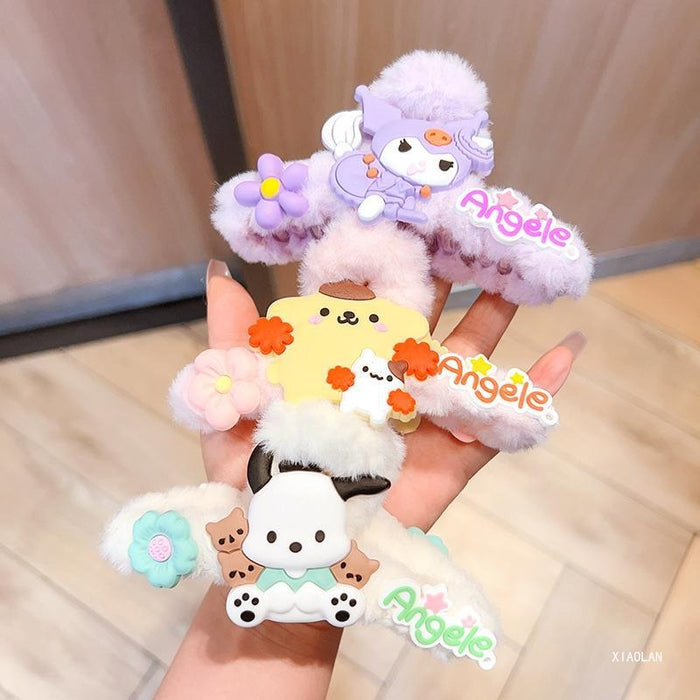 Wholesale Plush Cute Cartoon Large Hair Clips JDC-HC-Zhongx001