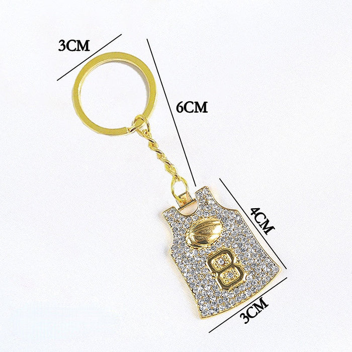 Wholesale alloy champion ring with the same key chain (F)  JDC-KC-JiuX001