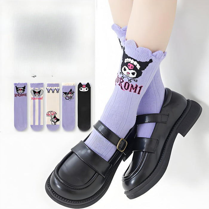 Wholesale New Autumn and Winter Cartoon Girls' Calf Socks Straight Board Socks Cute Cartoon Children's Trend Straight Tube Cotton Socks JDC-SK-SL010