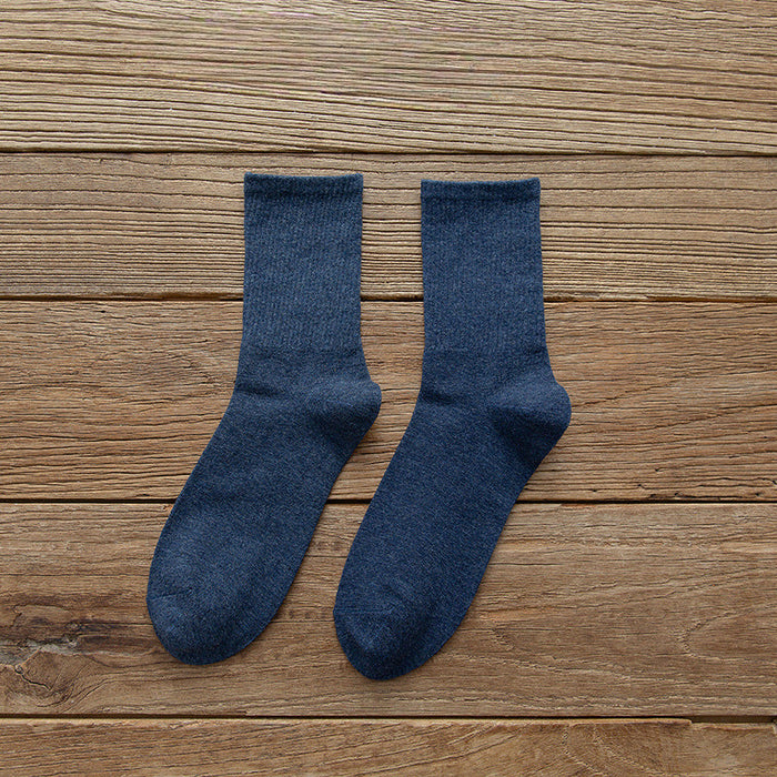 Wholesale Trendy  Cotton Socks Solid Color JDC-SK-LingX002