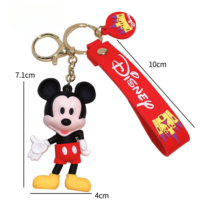 Wholesale Christmas Cartoon Anime Silicone Keychain JDC-KC-Qiwei034