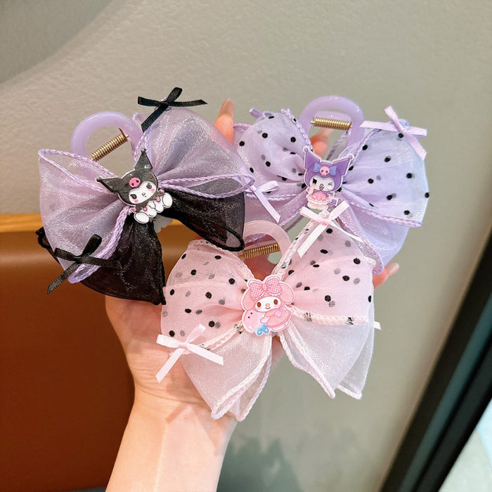 Wholesale Cute Cartoon Mesh Bow Hairpin JDC-HC-Zhuoa002