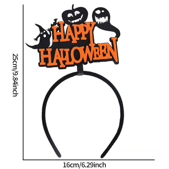 Wholesale Halloween Felt Accessories Plastic Headband JDC-HD-ZHHAO008