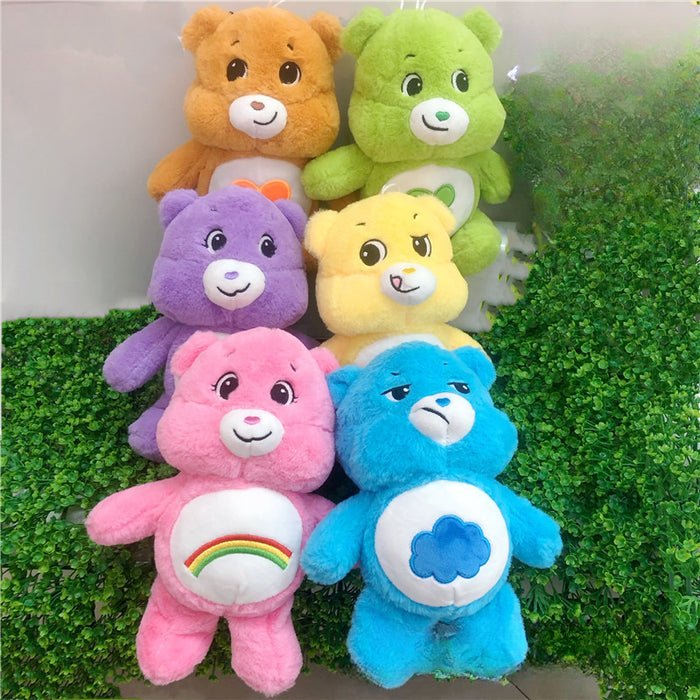 Wholesale of 12pcs/pack Random Rainbow Bear Doll Plush Doll JDC-FT-YER001