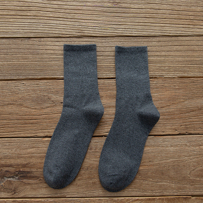 Wholesale Trendy  Cotton Socks Solid Color JDC-SK-LingX002