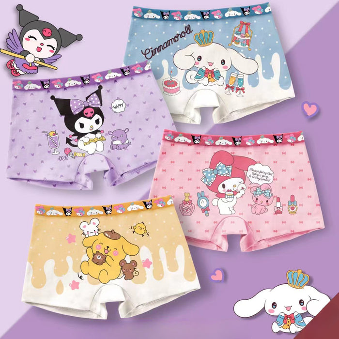 Wholesale Four-pack Pure Cotton Cartoon Children's Underwear (S) JDC-BS-Mings001
