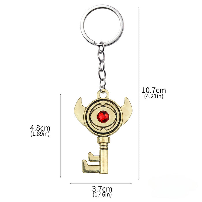 Wholesale Cartoon Bagpipe Necklace Keychain Set JDC-NE-YouM013