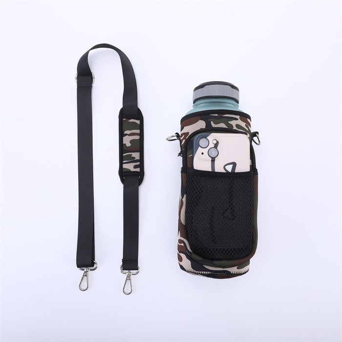 Wholesale Children's Pot Cartoon Cup Cover Outdoor Portable Bag Strap Cloth Cover Personality Student Thermos Cup Cover JDC-CH-JinLun015