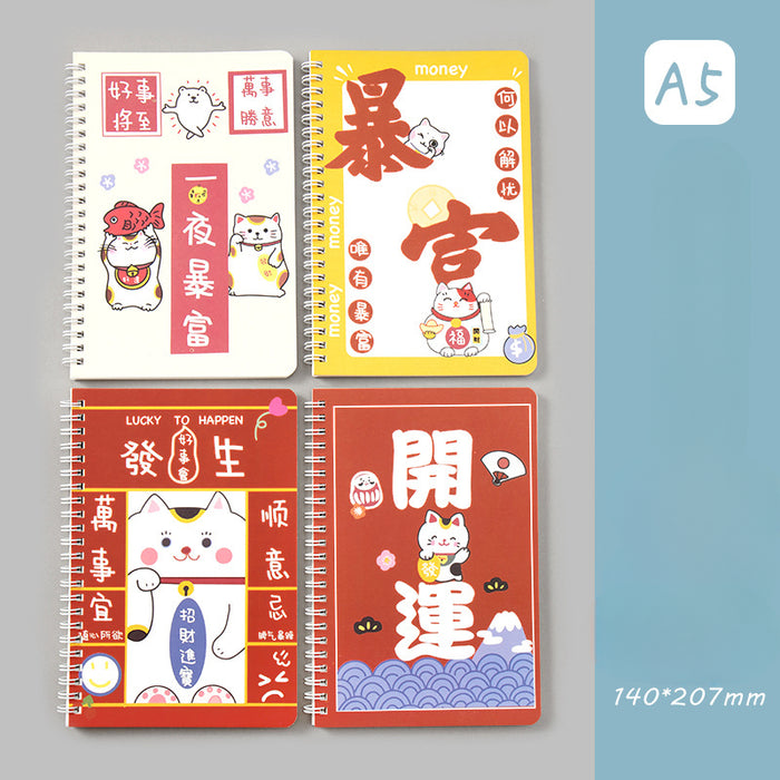 Wholesale Soft Surface Paper Cartoon Cute Notebook JDC-NK-Liuj004