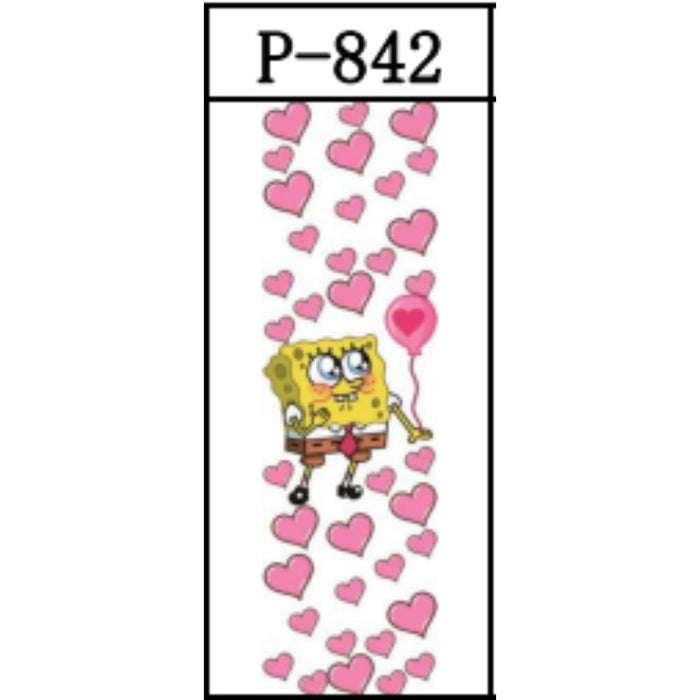 Wholesale 5pcs UV DTF Packing Cartoon Printing Pattern Pen Stickers JDC-ST-JieSheng086