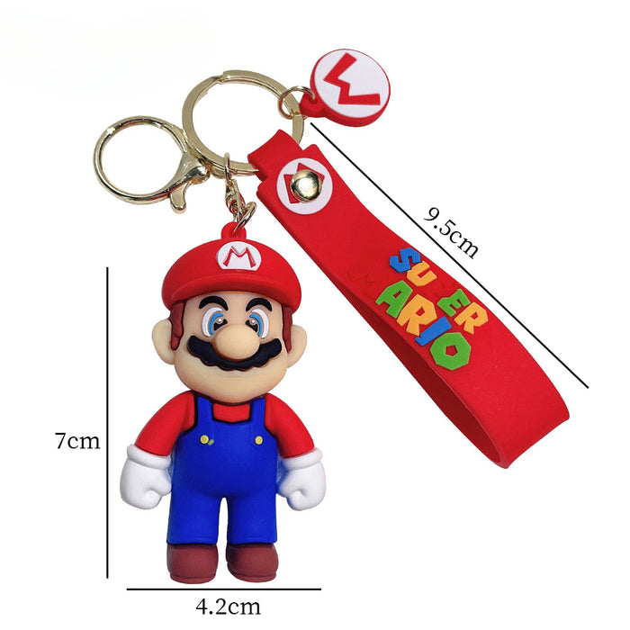 Wholesale Cartoon Game Silicone Keychain JDC-KC-Qiwei036