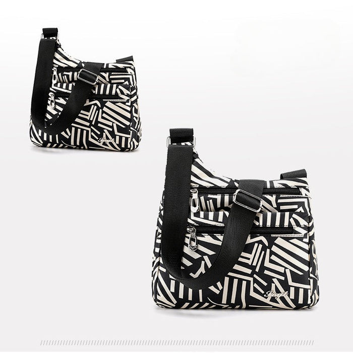 Wholesale Ethnic Style Nylon Cloth Women's Shoulder Bag Multi-compartment Casual Crossbody Bag JDC-SD-DaSen003