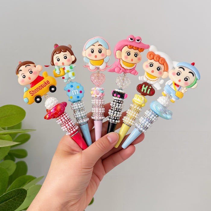 Wholesale Beaded Cartoon Rotating Ballpoint Pen