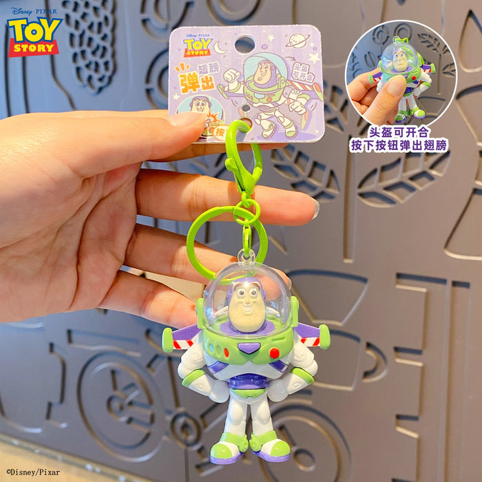 Wholesale Popping Wings Cartoon Keychain Backpack Charm For Kids Gift Bag Accessory