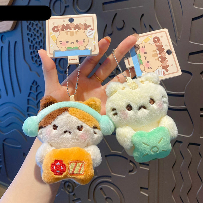 Wholesale Plush Cat Keychain Bag Charm Cute a Cat Design For Wedding Favors And Everyday Carry