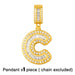 Wholesale 26 English gold gold plated necklace JDC-NE-AS564 Necklaces 集沛 Wholesale Jewelry JoyasDeChina Joyas De China