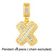 Wholesale 26 English gold gold plated necklace JDC-NE-AS564 Necklaces 集沛 Wholesale Jewelry JoyasDeChina Joyas De China